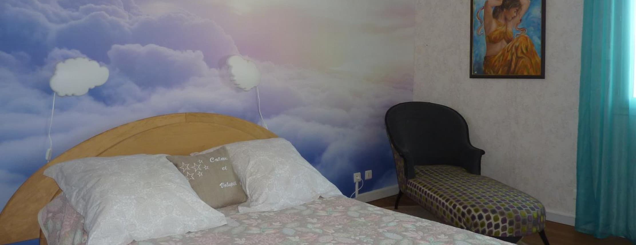 Gîte Marseillas - Chambre lit double