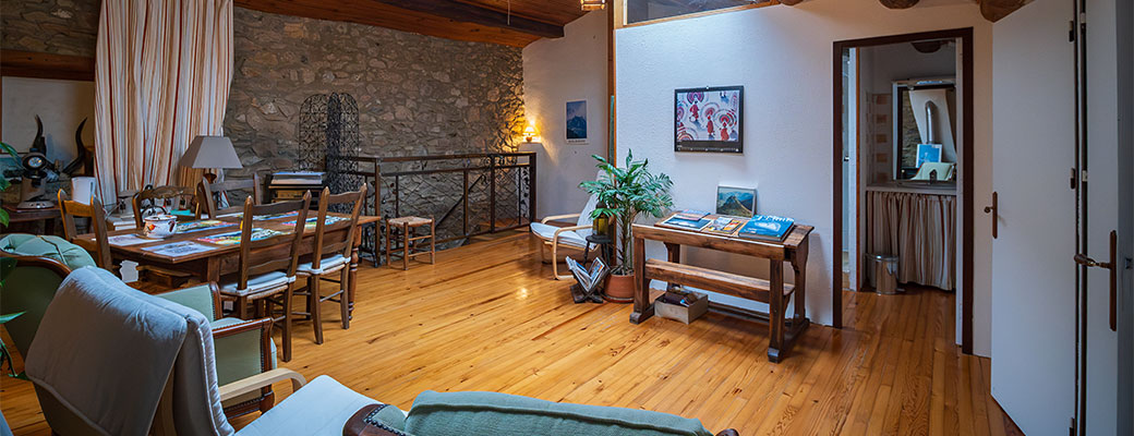 Salle à manger à l'étage